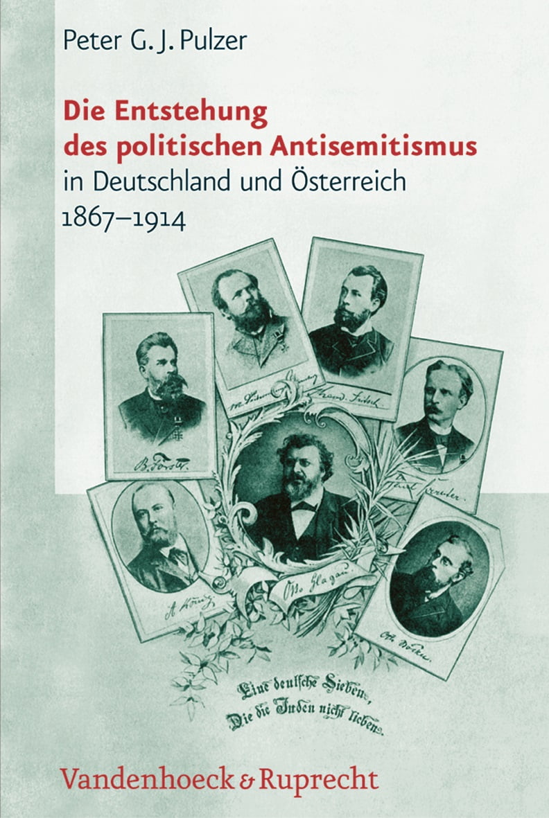 Monograph, Die Entstehung des politischen Antisemitismus in Deutschland und Österreich 1867–1914, 2004